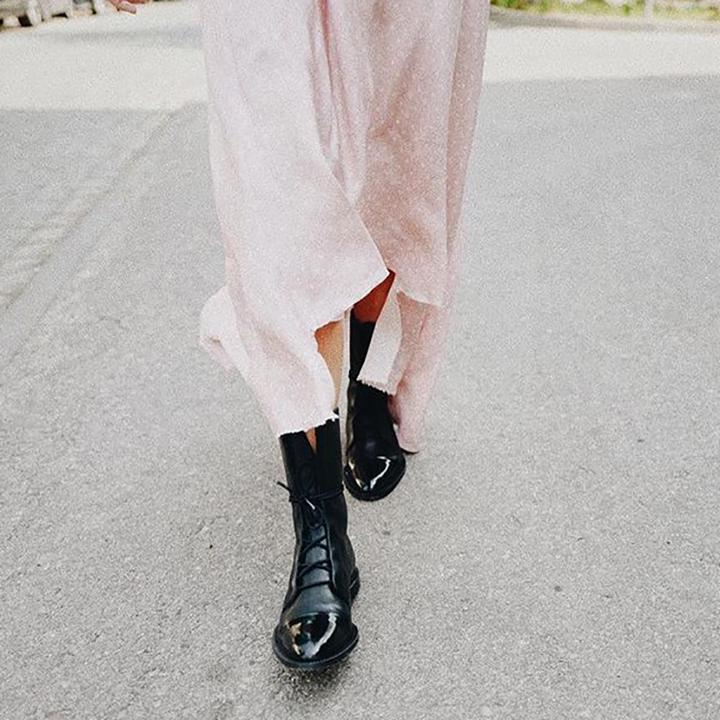 Genuine Leather Ankle Boots with Lace-Up Front for Women – Classic Style for Every Season | Thomler