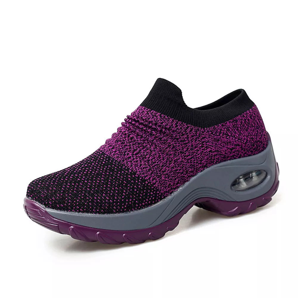 Women's Air-Cushion Orthopedic Sneakers for All-Day Comfort & Support – Shock Absorbing Athletic Walking Shoes with Enhanced Stability | Thomler