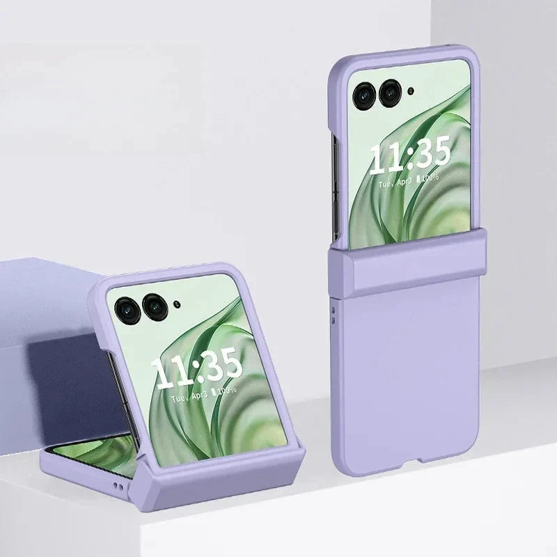 Protective Hard Shell Case for Foldable Phones with Full Hinge Coverage – Anti-Fingerprint Finish, Precision Fit, Raised Edges for Screen | Thomler