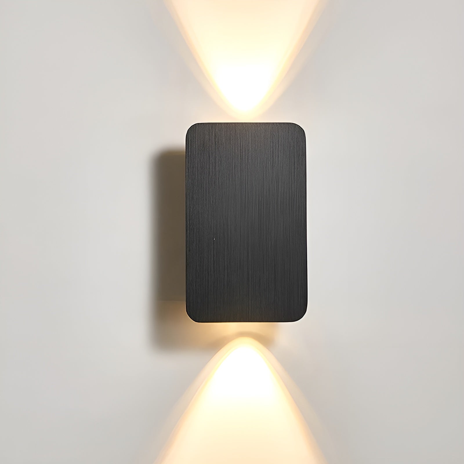 Wall Lamp Aluminium 6W Black Up Down Bedroom Hallway Modern Wall Lighting Fixture | Thomler
