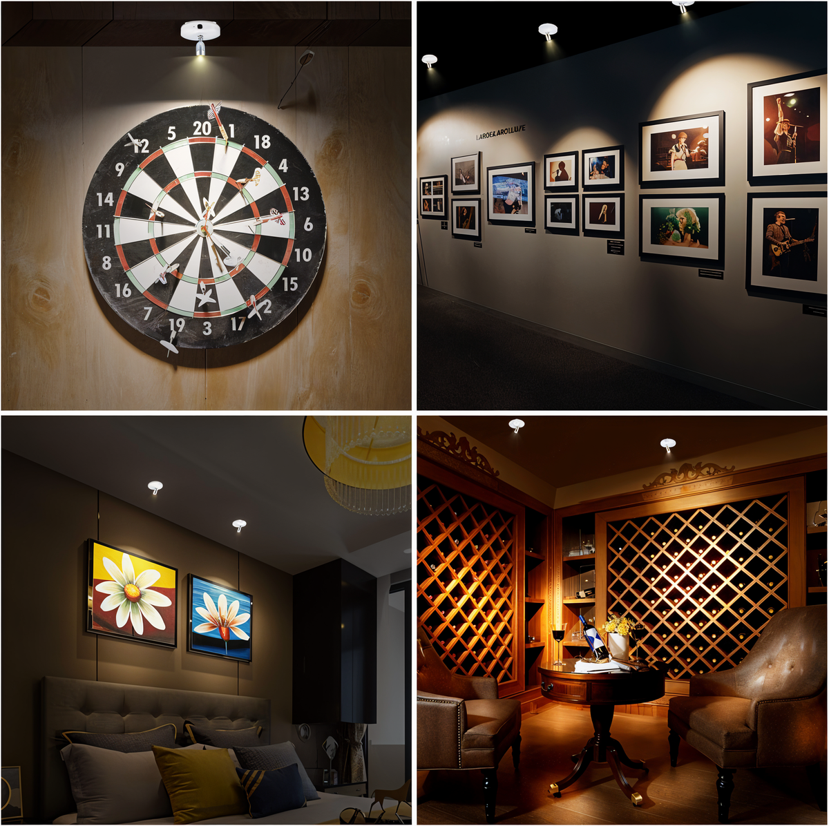 Compact LED Accent Light with Wireless Dimming & Remote Control for Wall & Desk Use | Thomler