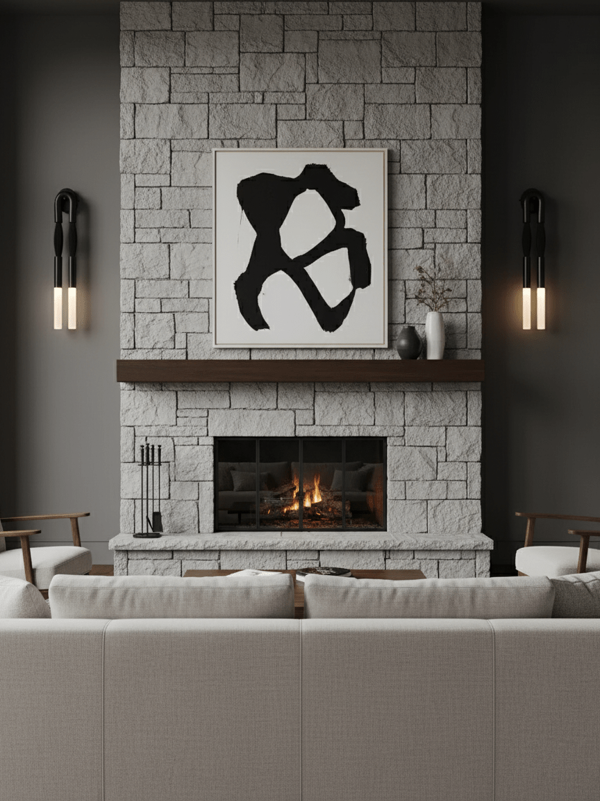Iron Wall Lamp 26.4 in (67.0 cm) Horsehair Style Indoor Bedroom Living Room Decorative Lighting | Thomler