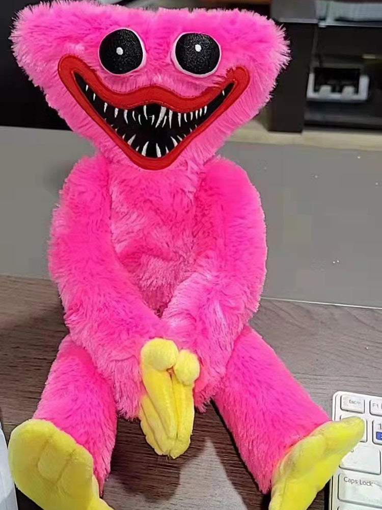 Soft Plush Character Toy 15.7 Inch Stuffed Animal for Kids Blue Red Cuddly Monster Figure for Toddlers Playroom Decor | Thomler