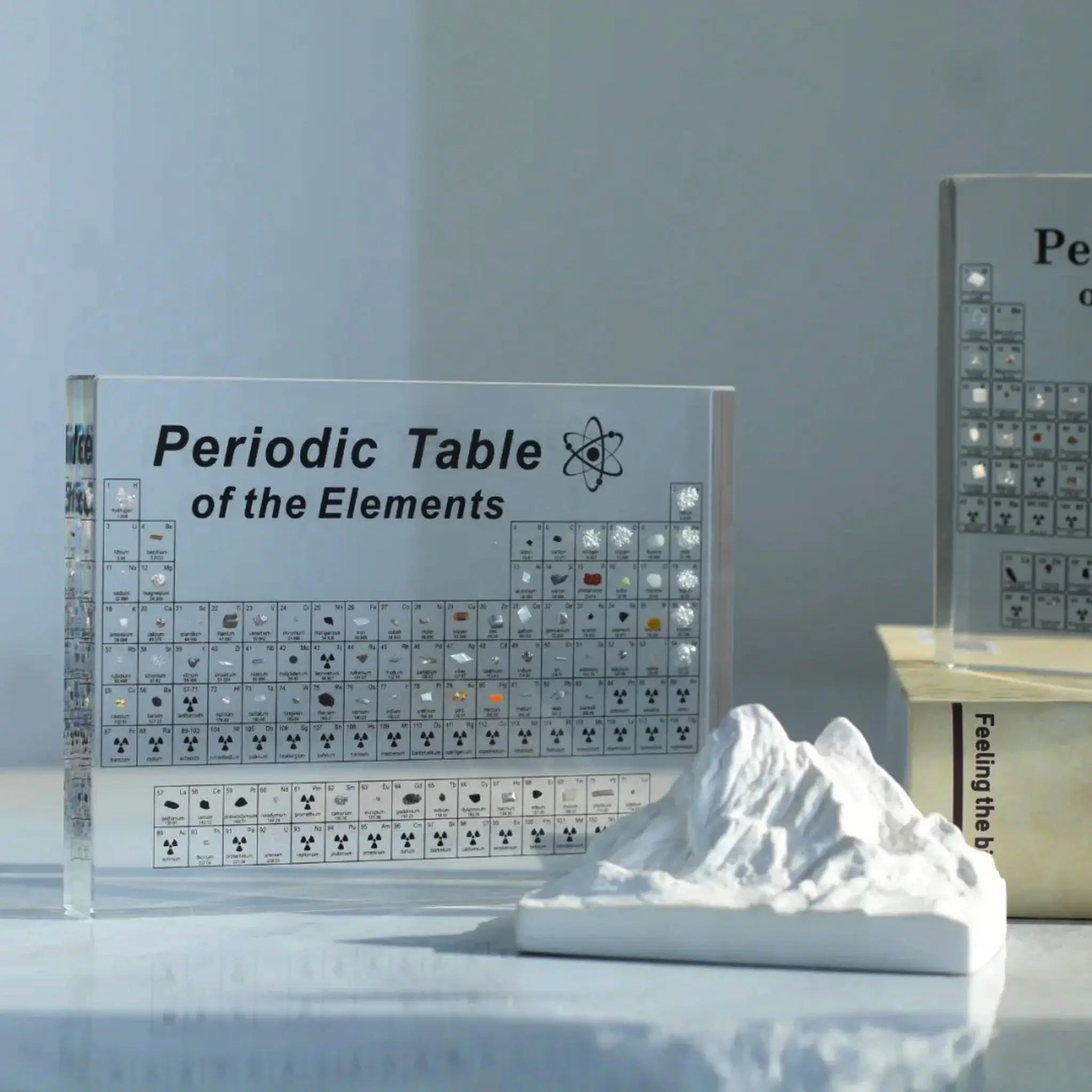Periodic Table Element Display with Real Specimens – Educational Science Decor for Classroom, Office & Home | Thomler