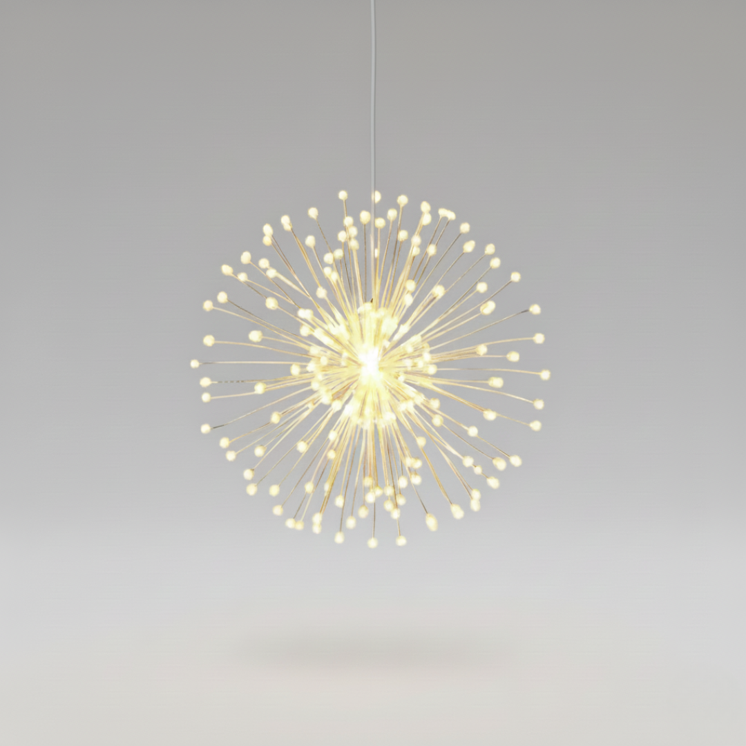 Solar Starburst Firework Light – Outdoor Hanging LED Decoration for Patio & Garden | Thomler