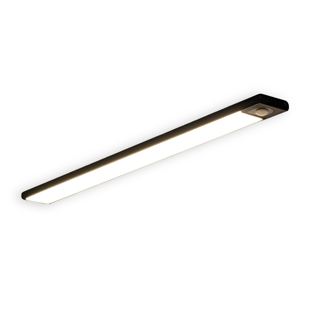 Motion-Activated LED Under-Cabinet Light Bar with USB-C Rechargeable Battery – Magnetic Mount, 3 Color Temperatures | Thomler