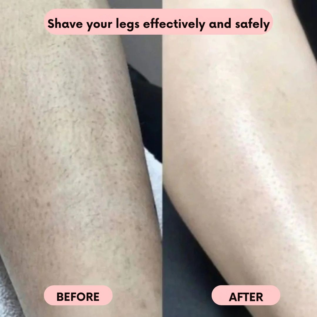 Cordless Electric Body Shaver for Women | Waterproof Trimmer for Sensitive Skin | Dual Heads Wet Dry Use | Travel-Ready USB Rechargeable | Thomler