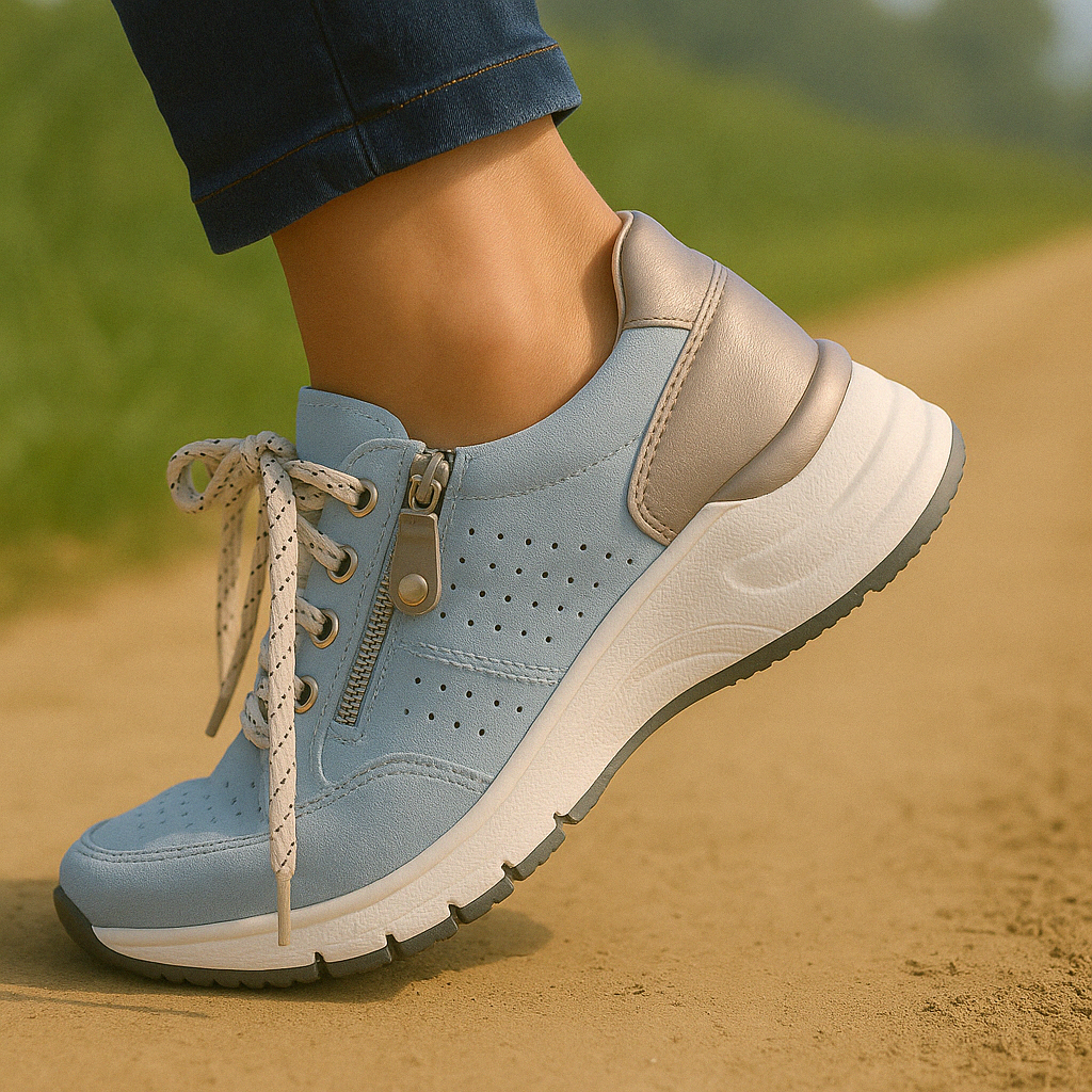 Women's Orthopedic Walking Shoes with Arch Support and Cushioned Sole for All-Day Comfort | Lightweight Breathable Sneakers for Daily Use | Thomler