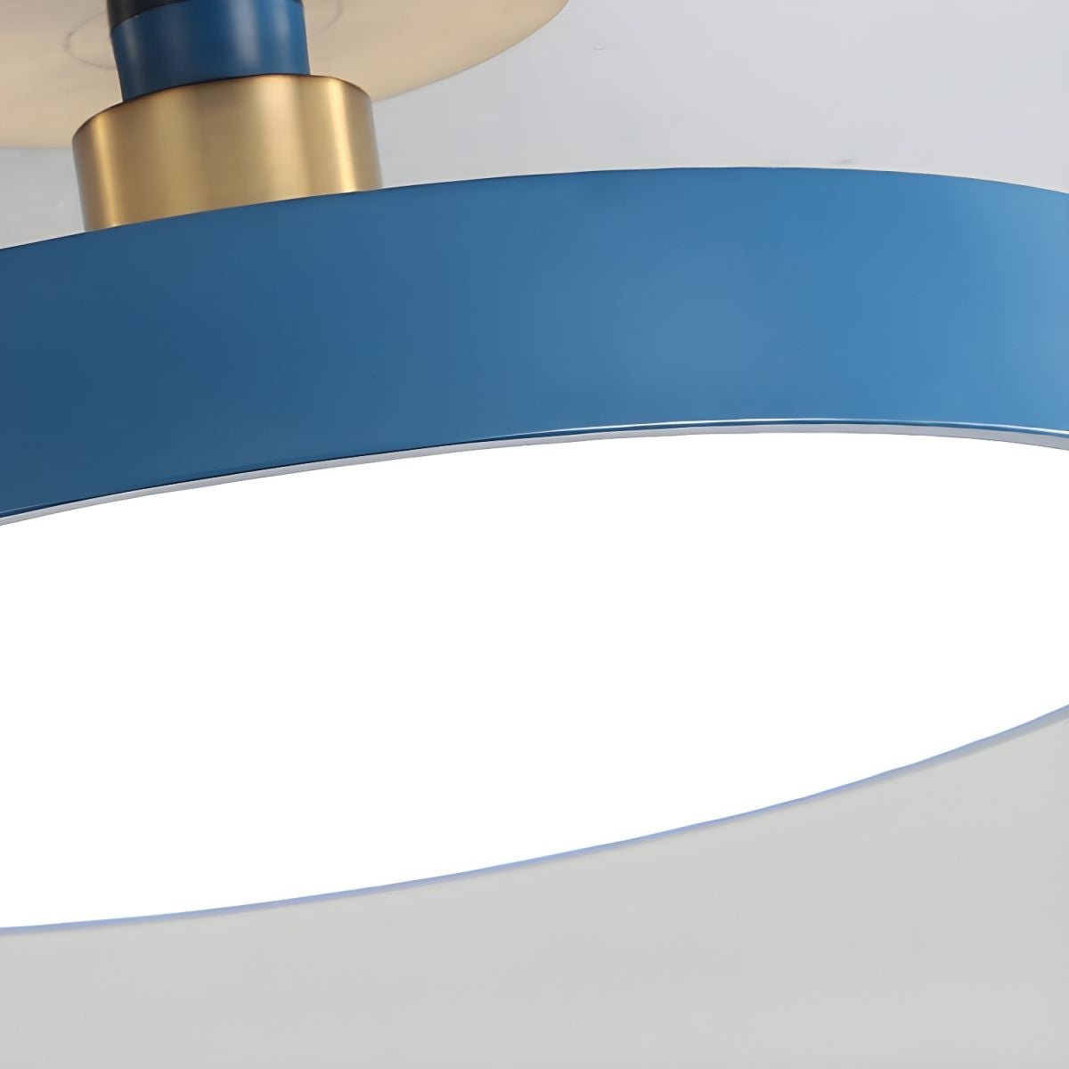 Metal Flush Mount Ceiling Light 11.8 in Warm Ambient Indoor Dining Living Room Office LED | Thomler