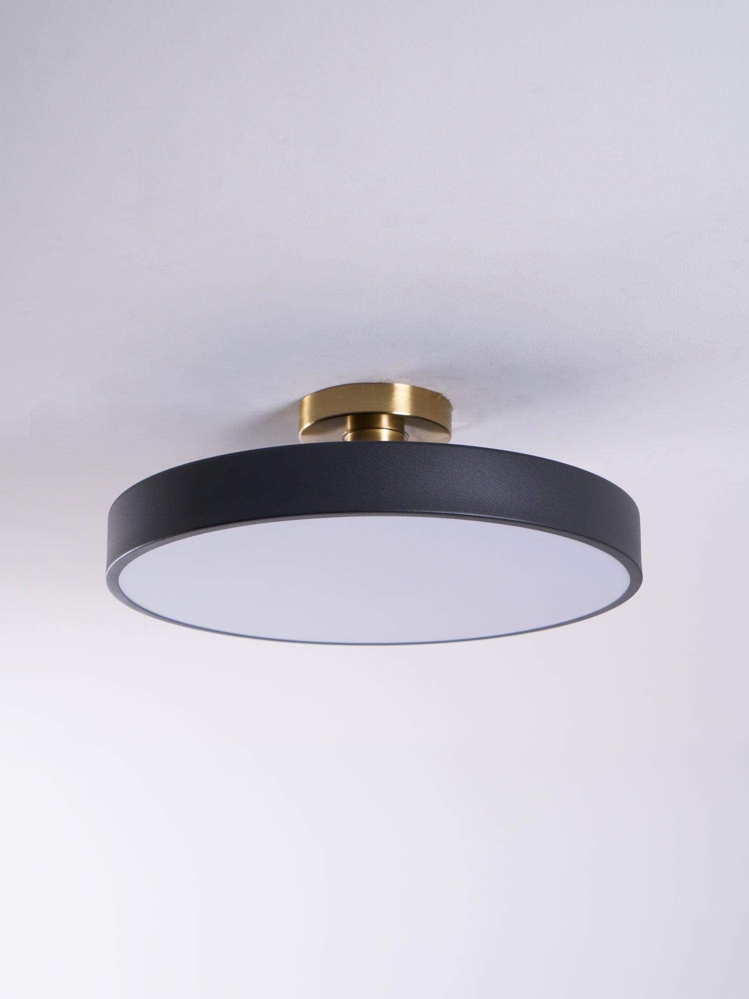 Metal Flush Mount Ceiling Light 11.8 in Warm Ambient Indoor Dining Living Room Office LED | Thomler