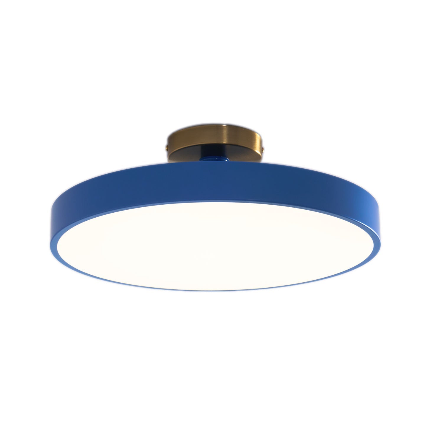 Metal Flush Mount Ceiling Light 11.8 in Warm Ambient Indoor Dining Living Room Office LED | Thomler