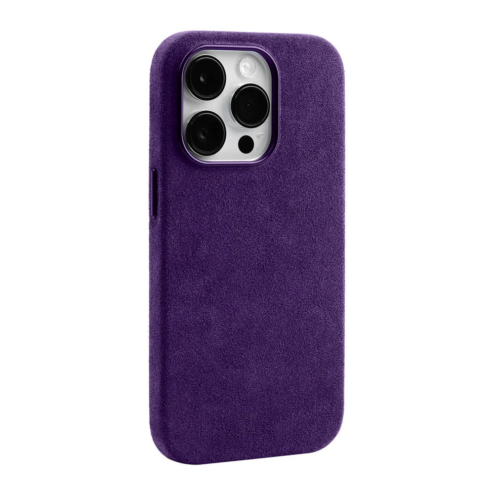 Premium Suede-Feel iPhone Case with Shock Absorption for 13-17 Series – Soft-Touch Protective Cover | Thomler