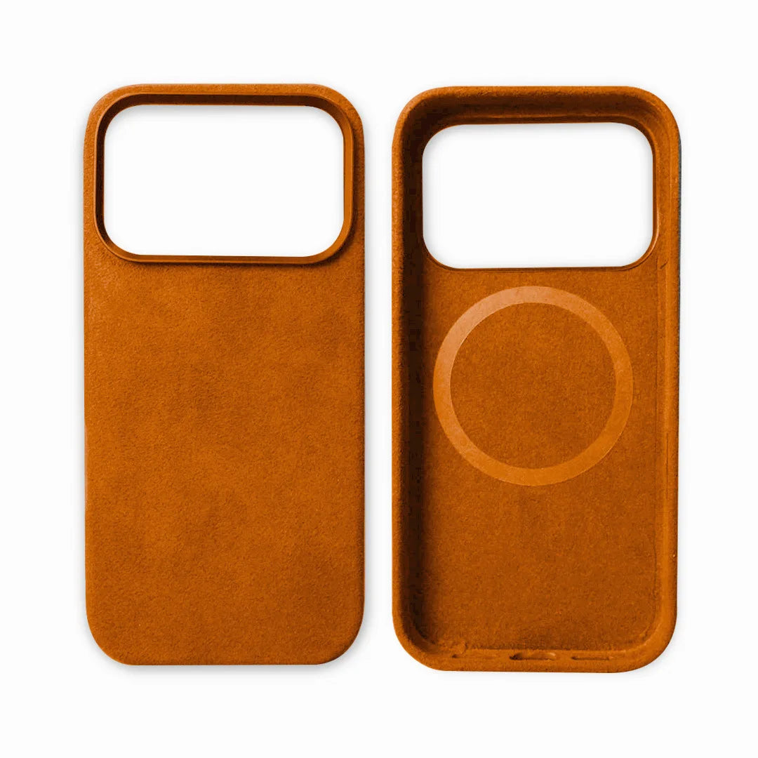 Premium Suede-Feel iPhone Case with Shock Absorption for 13-17 Series – Soft-Touch Protective Cover | Thomler