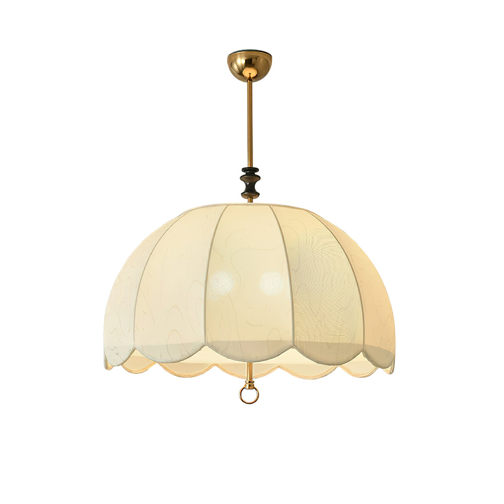 Woven Fabric Shade Drop Fixture 20-Inch Mixed-Material Frame for Table & Island Overhead Lighting | Thomler