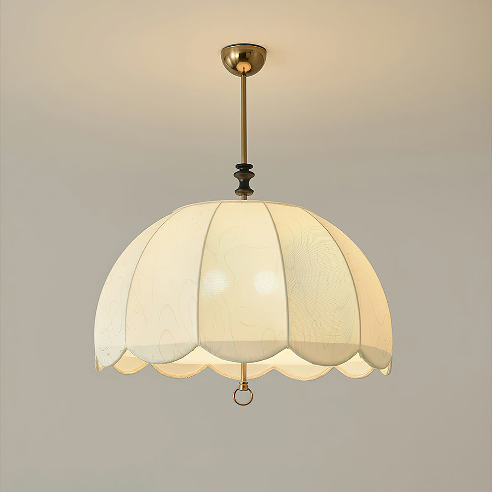 Woven Fabric Shade Drop Fixture 20-Inch Mixed-Material Frame for Table & Island Overhead Lighting | Thomler