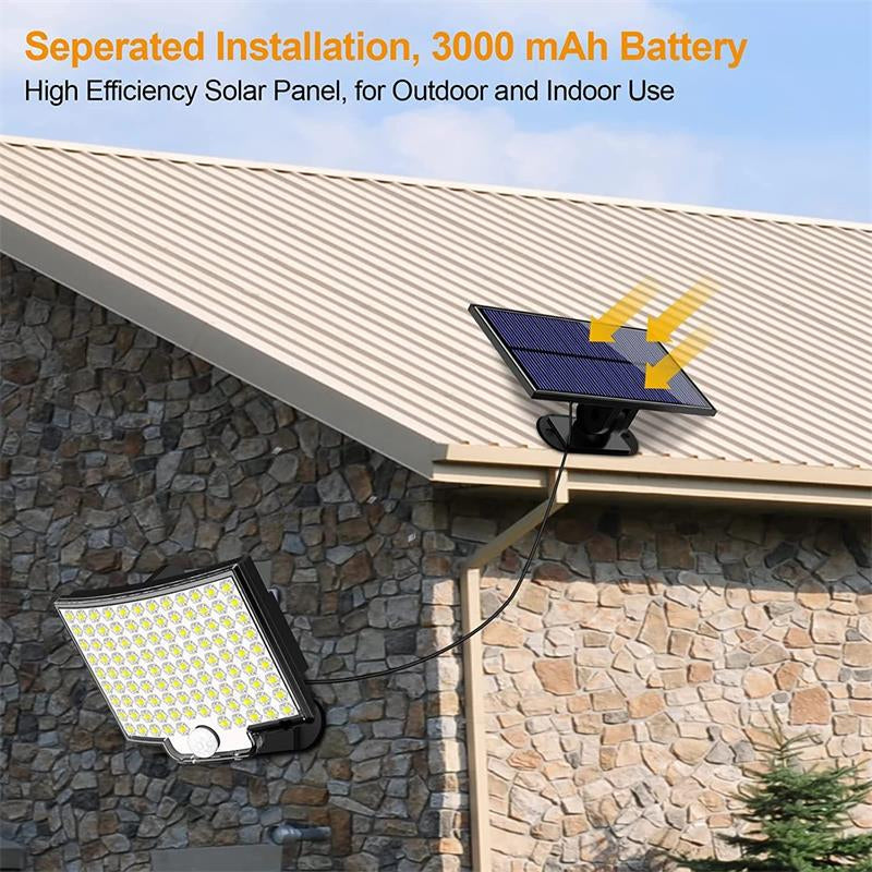 Solar Motion-Sensing Security Light with 106 LEDs for Yards, Driveways & Patios | Thomler