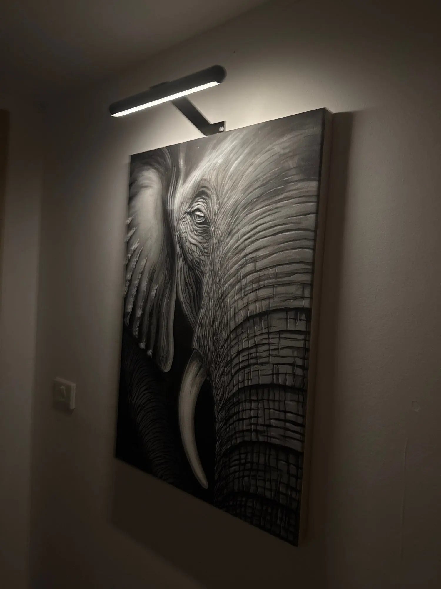 Kabellose LED-Bilderleuchte – Dimmbare Wandlampe für Kunstwerke