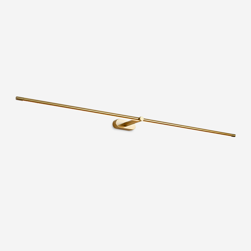 Wall Lamp Metal Linear 27 in 12W Warm Glow Artwork Lighting Minimalist Contemporary Decor | Thomler
