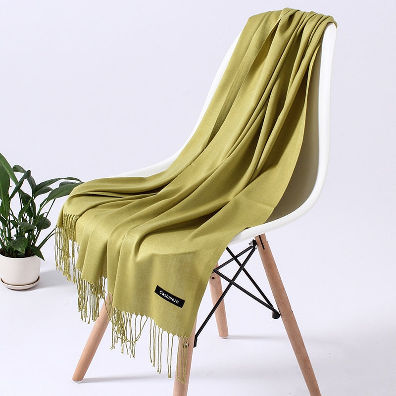 Women's Soft Polyester Winter Scarf – Cozy Wrap for Cold Weather, Multiple Wearing Styles | Thomler