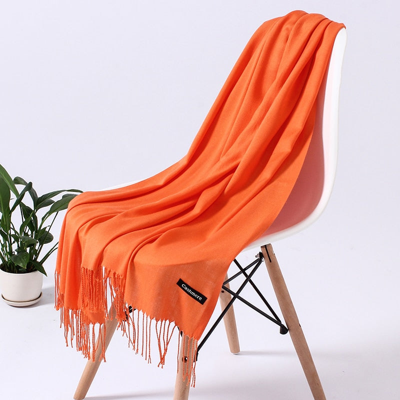 Women's Soft Polyester Winter Scarf – Cozy Wrap for Cold Weather, Multiple Wearing Styles | Thomler
