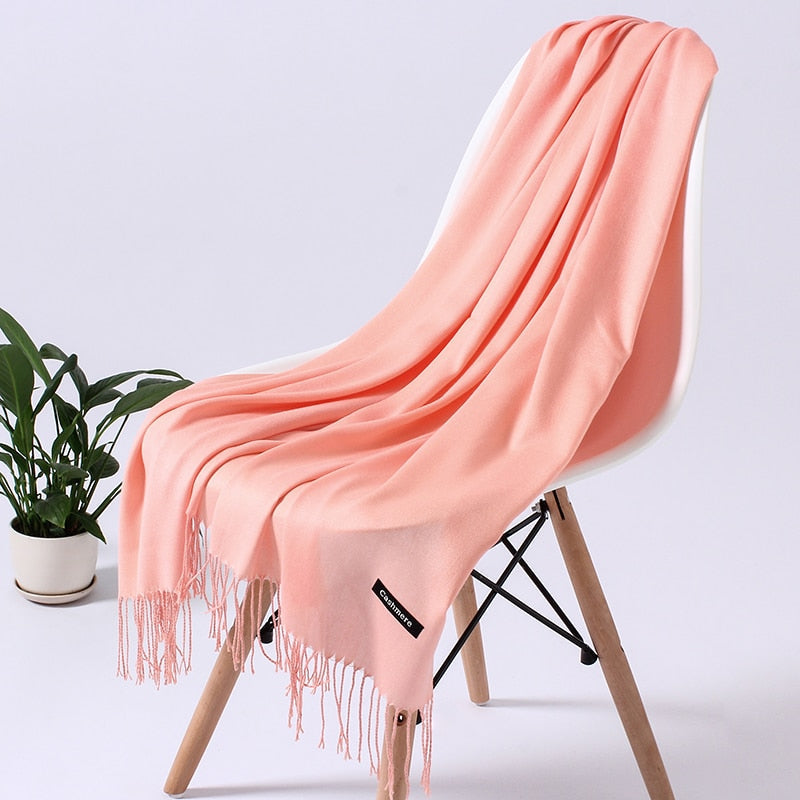 Women's Soft Polyester Winter Scarf – Cozy Wrap for Cold Weather, Multiple Wearing Styles | Thomler