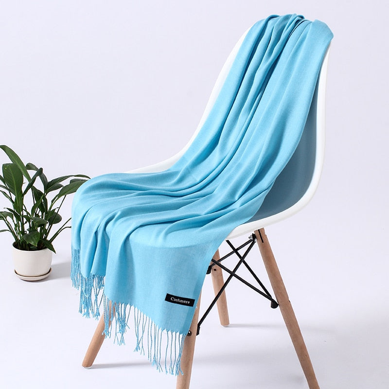 Women's Soft Polyester Winter Scarf – Cozy Wrap for Cold Weather, Multiple Wearing Styles | Thomler