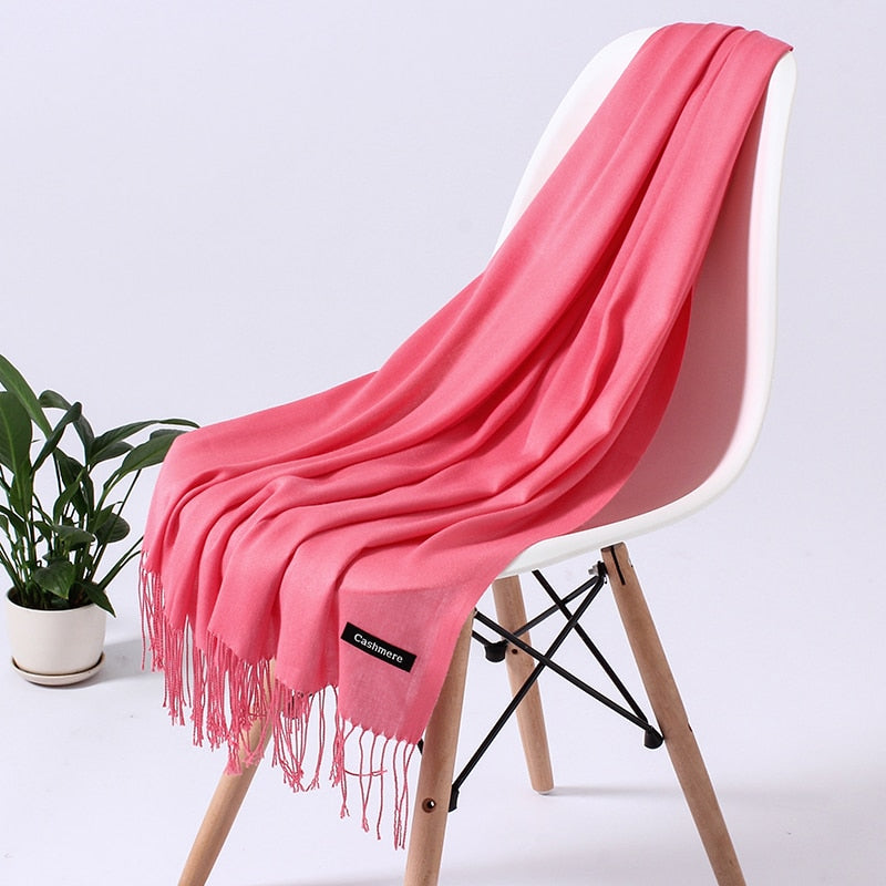 Women's Soft Polyester Winter Scarf – Cozy Wrap for Cold Weather, Multiple Wearing Styles | Thomler