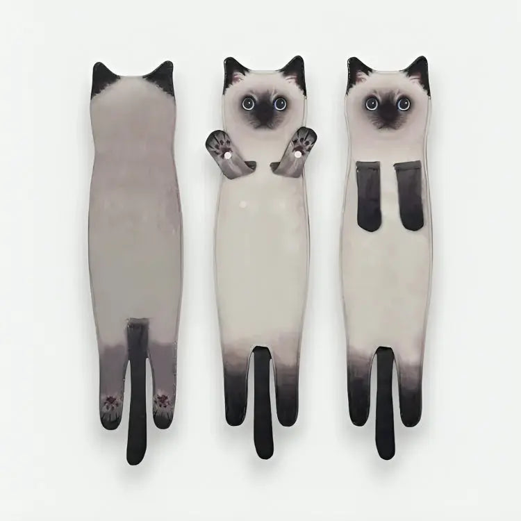 Katzen-Motiv-Handtuch – Weich, schön & sofort nutzbar