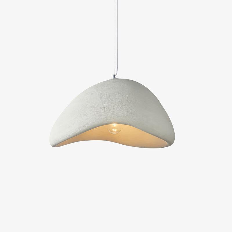 Moon Pendant Light LED 11.8 in Adjustable Grey White Indoor Ceiling Lamp | Thomler