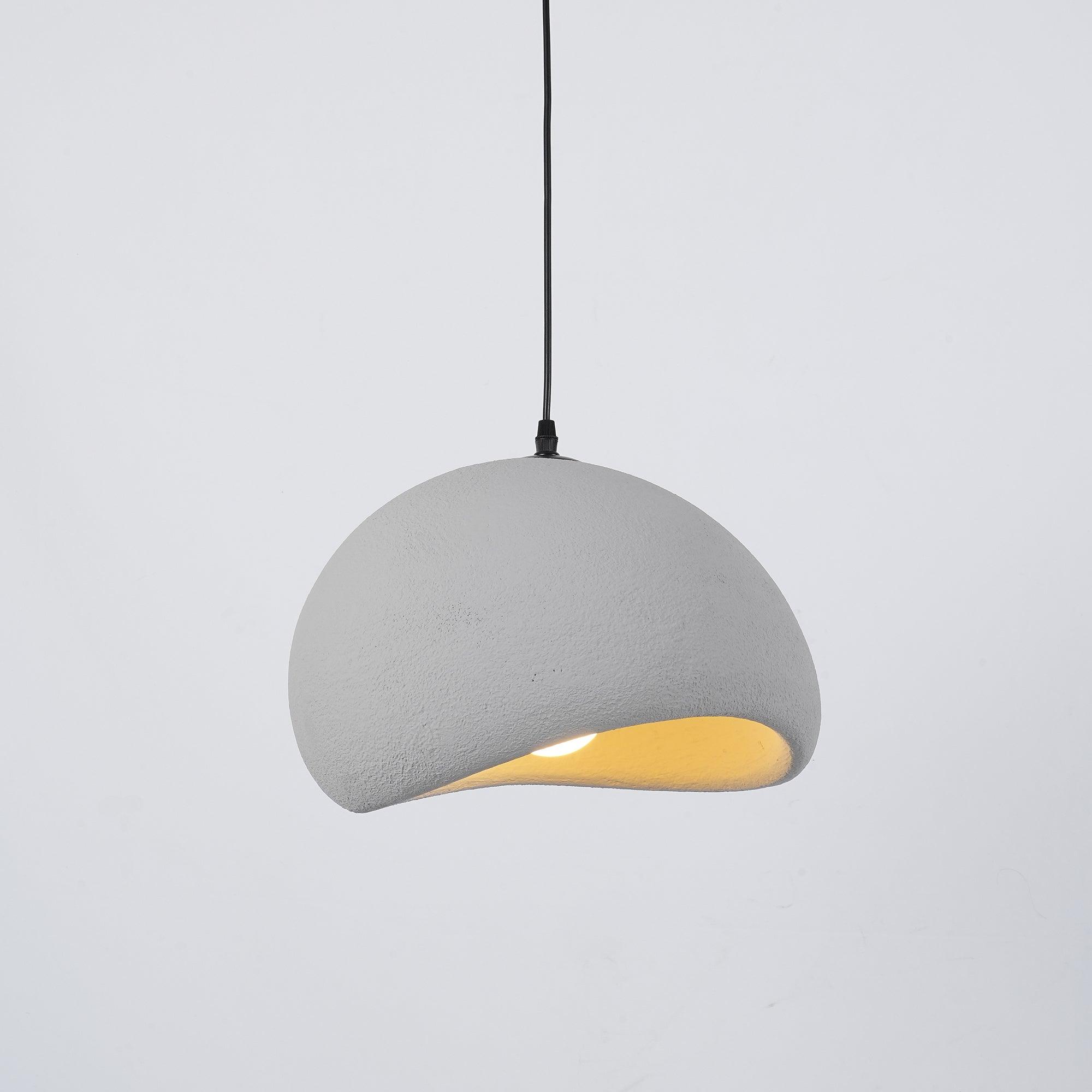 Khmara Pendant Light LED 11.8 in Grey Indoor Ceiling Lamp Adjustable Hanging | Thomler
