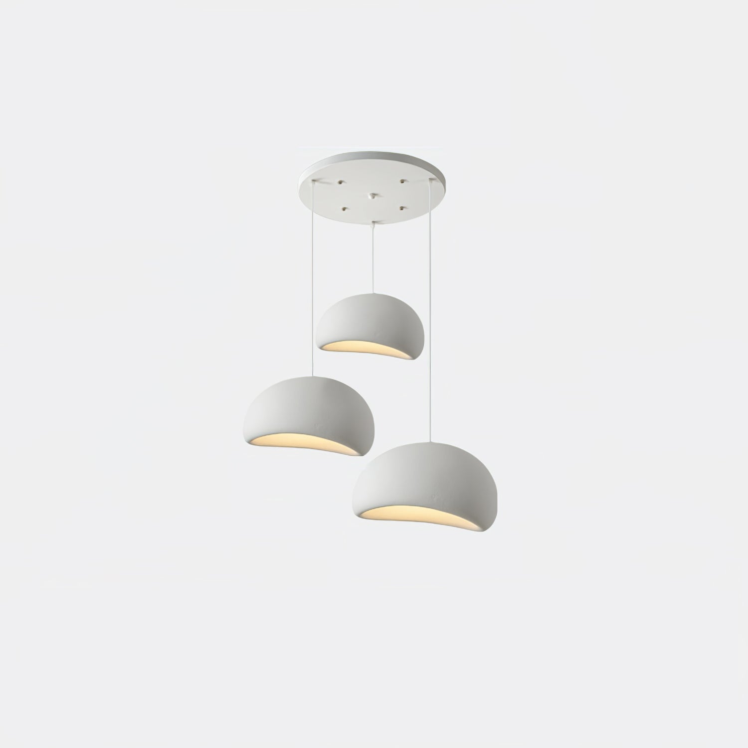 Khmara Pendant Light LED 11.8 in Grey Indoor Ceiling Lamp Adjustable Hanging | Thomler