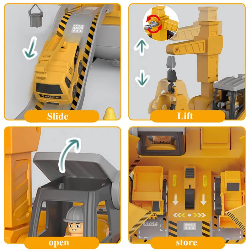 Construction Vehicle Building Set with Screwdriver Tools for Kids – STEM Learning Toy for Boys & Girls Ages 3+ | Thomler