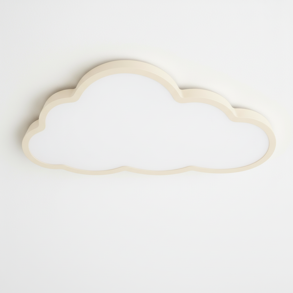 Ceiling Light Acrylic Cloud 40.0 cm White Children Bedroom Nursery Warm LED Decorative Lighting Fixture | Thomler