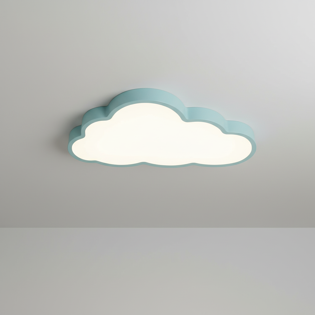 Ceiling Light Acrylic Cloud 40.0 cm White Children Bedroom Nursery Warm LED Decorative Lighting Fixture | Thomler