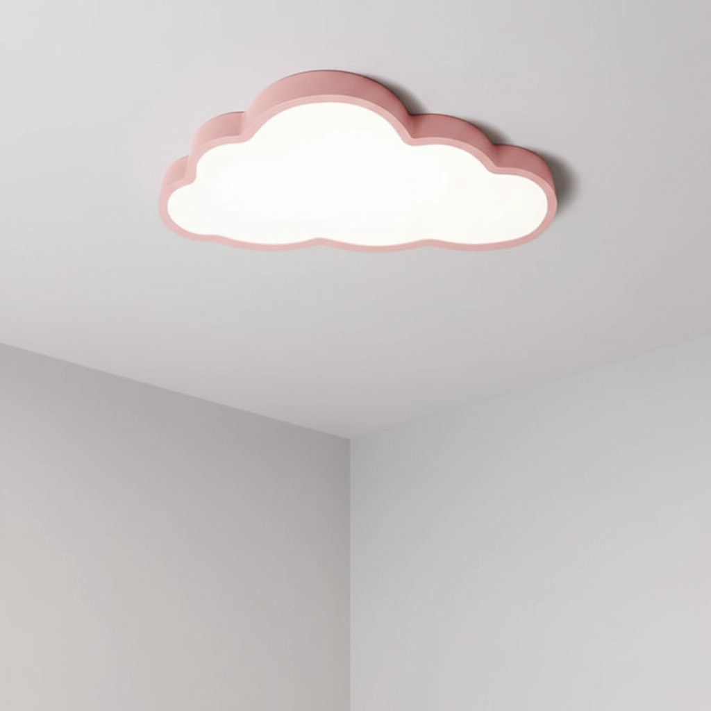 Ceiling Light Acrylic Cloud 40.0 cm White Children Bedroom Nursery Warm LED Decorative Lighting Fixture | Thomler