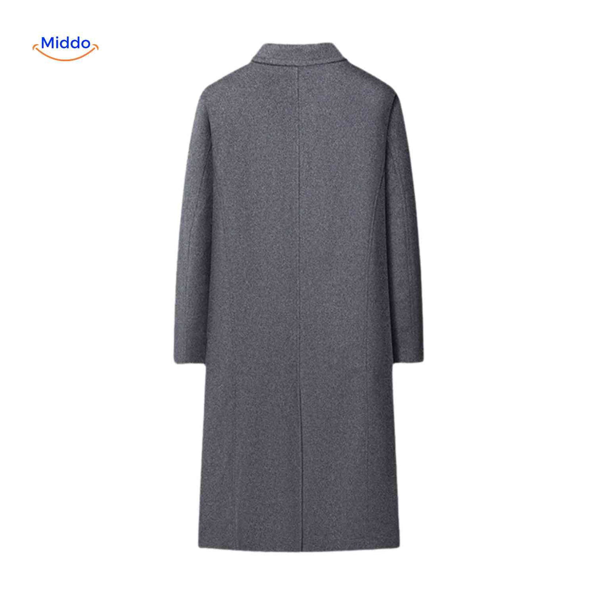 Premium Wool Overcoat – Full-Length British Heritage Topcoat for Men | Thomler