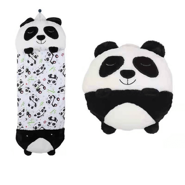 Animal Character Sleeping Bag for Kids – Plush Sleep Friend with Built-In Pillow for Sleepovers & Travel | Thomler