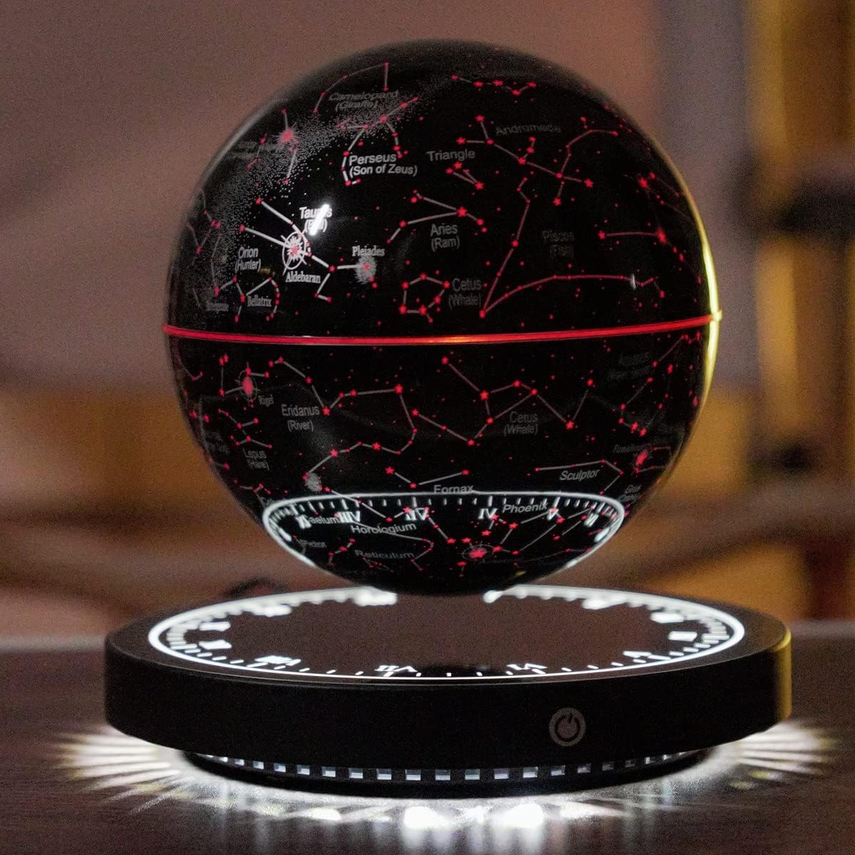 Magnetic Levitation Floating Globe Night Light with 360° Rotation Star Map Sphere for Bedroom Office Living Room Desk Decor | Thomler