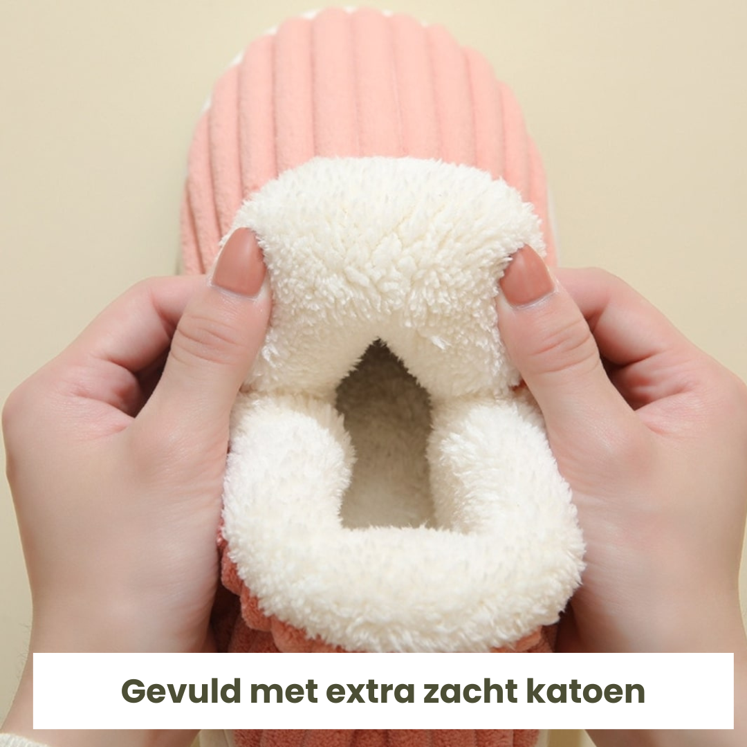 Plush Fleece Therapeutic Slippers – Cushioned Support for Cold Feet, Indoor & Outdoor Wear | Thomler