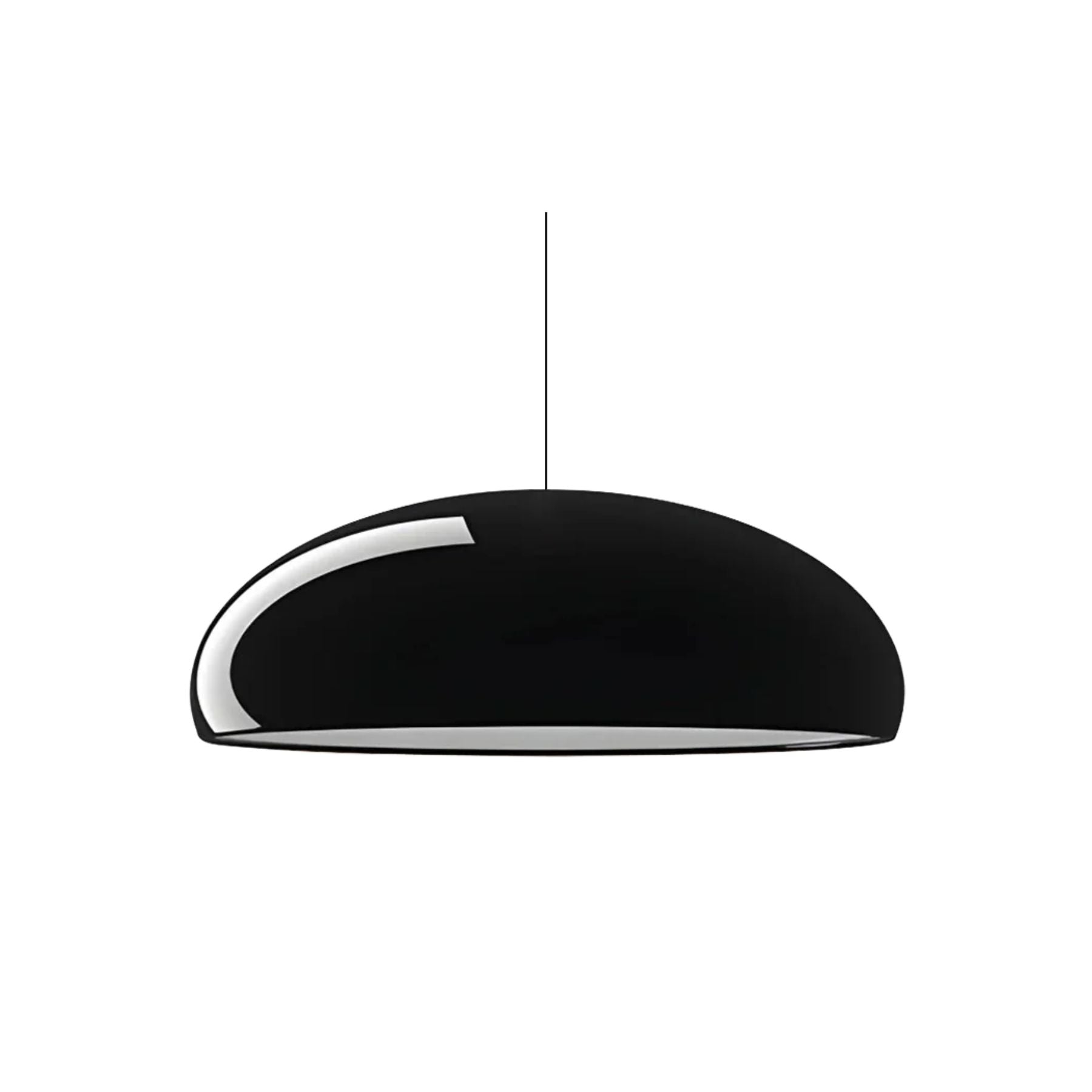 Pendant Light Metal Acrylic LED Black Dining Table Kitchen Island Modern Hanging Ceiling Lamp | Thomler