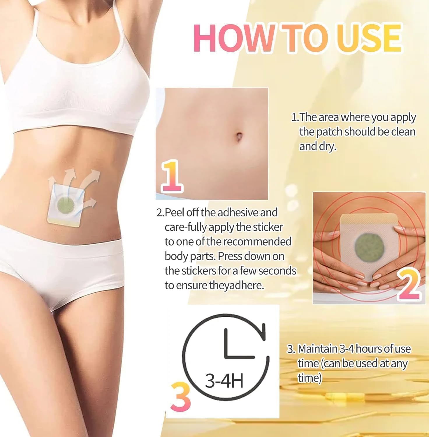 Herbal Wellness Patches with Natural Bee Venom Extract for Daily Body Care Support – Transdermal Application Skin Patches for Women & Men – | Thomler