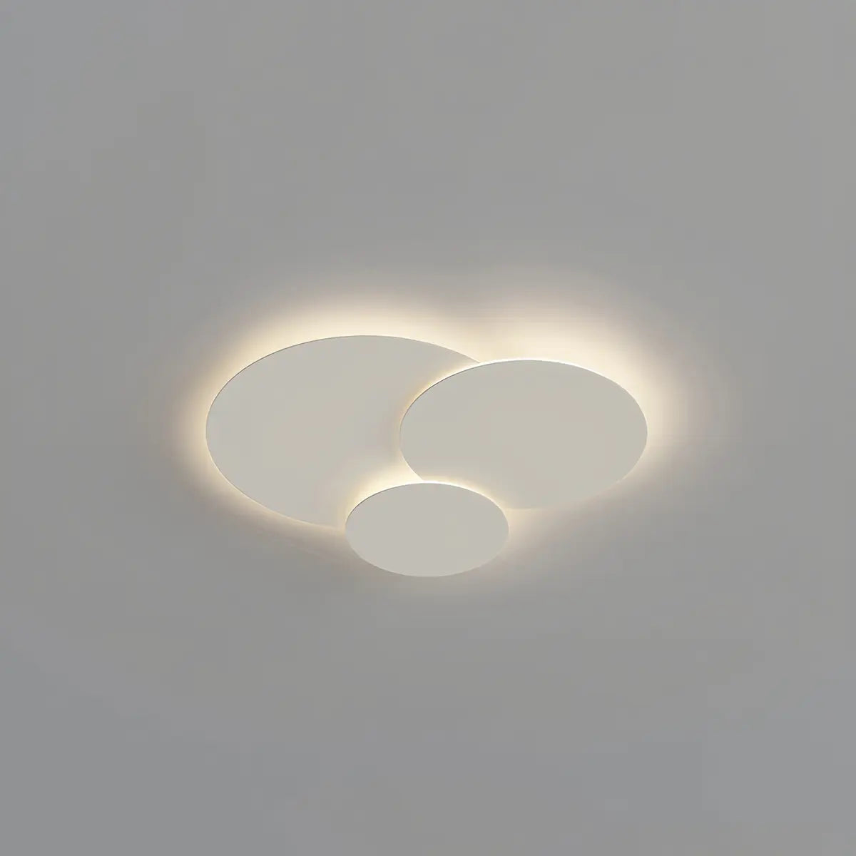 Ceiling Light Integrated LED Adjustable Discs White Dimmable Living Room Bathroom Modern Flush Mount Lighting Remote Control | Thomler