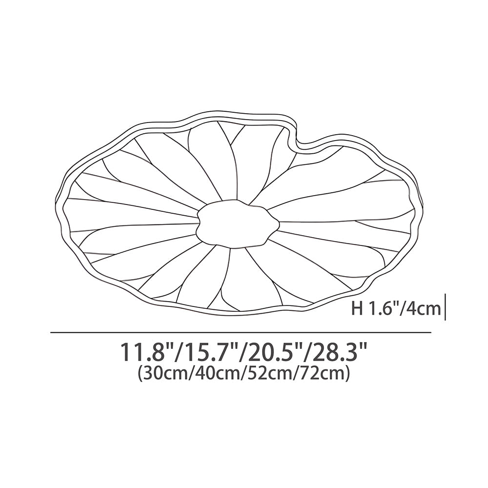 Ceiling Light Acrylic 39.4 in Indoor Modern LED Bedroom Hallway Living Room Fixture | Thomler
