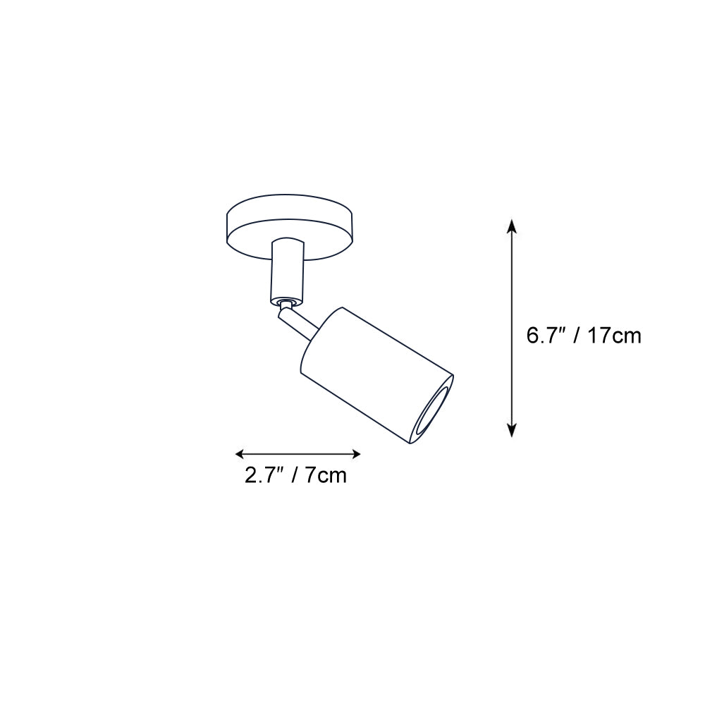 Track Light Wood LED 120.0 cm Natural Ceiling Wall Living Room Dining Room Adjustable Spotlight Fixture | Thomler