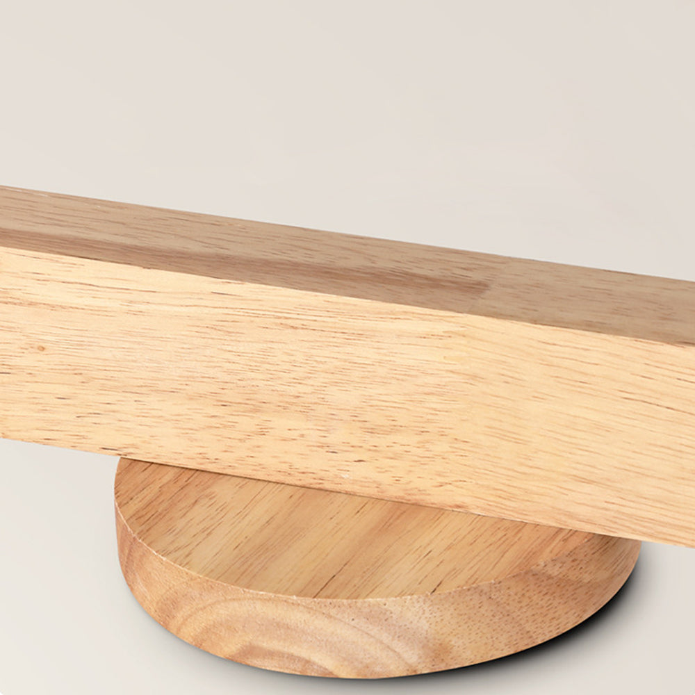 Ceiling Light Wood LED 39.3 in Adjustable Indoor Dining Living Room Modern Track Lighting | Thomler