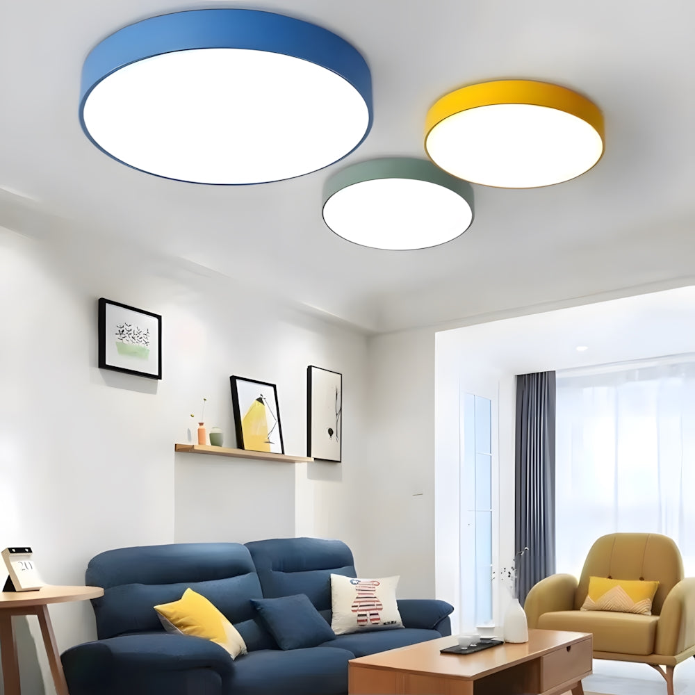 Ceiling Light Acrylic LED 22.0 cm 60.0 cm Nordic Living Room Bedroom Flush Mount Dimmable Round Lamp | Thomler