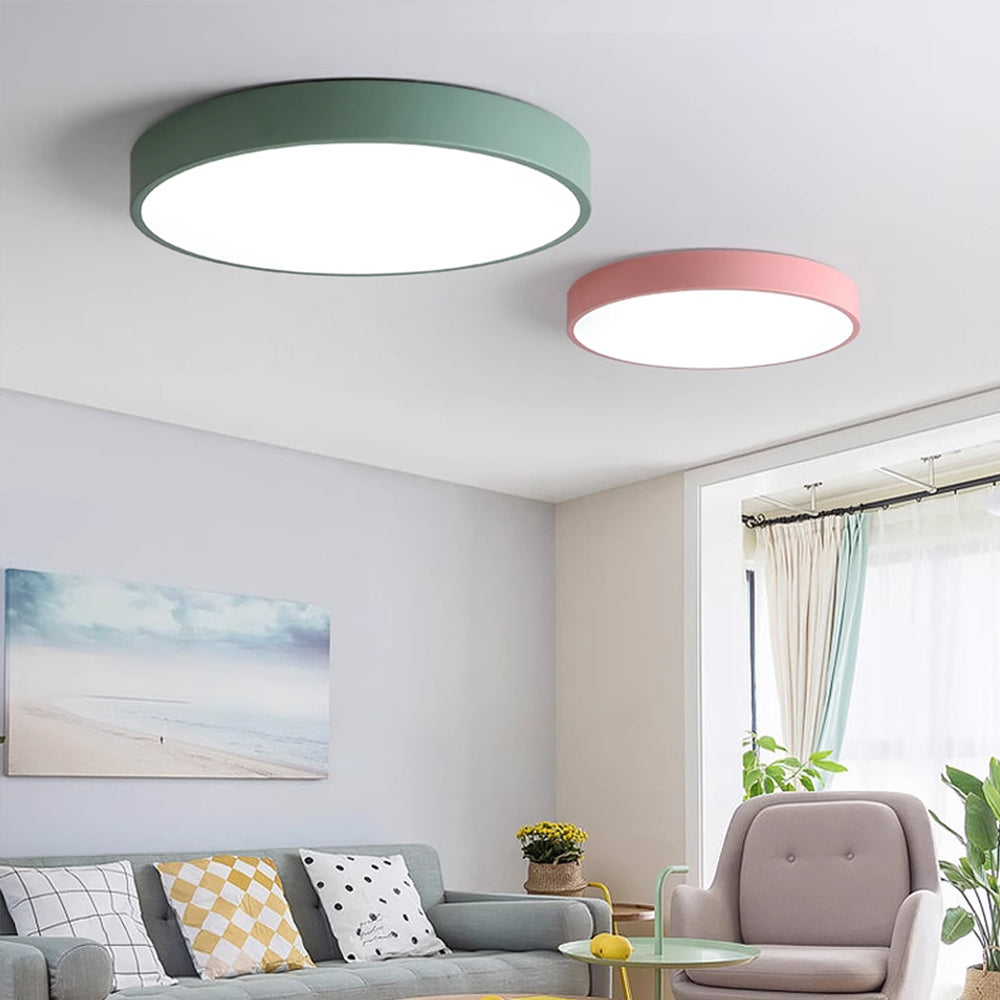 Ceiling Light Acrylic LED 22.0 cm 60.0 cm Nordic Living Room Bedroom Flush Mount Dimmable Round Lamp | Thomler