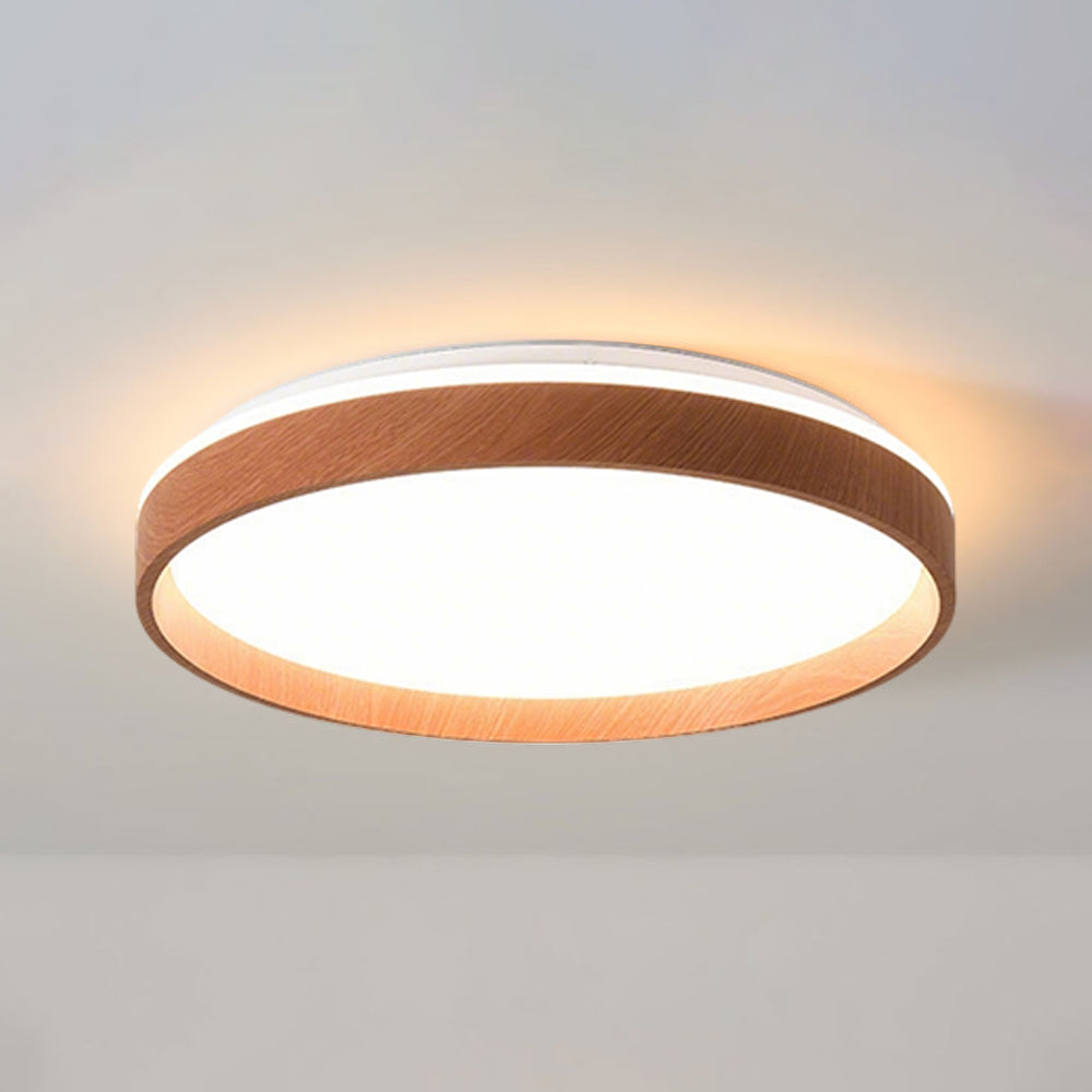 Ceiling Light Acrylic Round 15.7 in 2.8 in Indoor Bedroom Living Room LED Modern Minimalist Flush Mount Fixture | Thomler