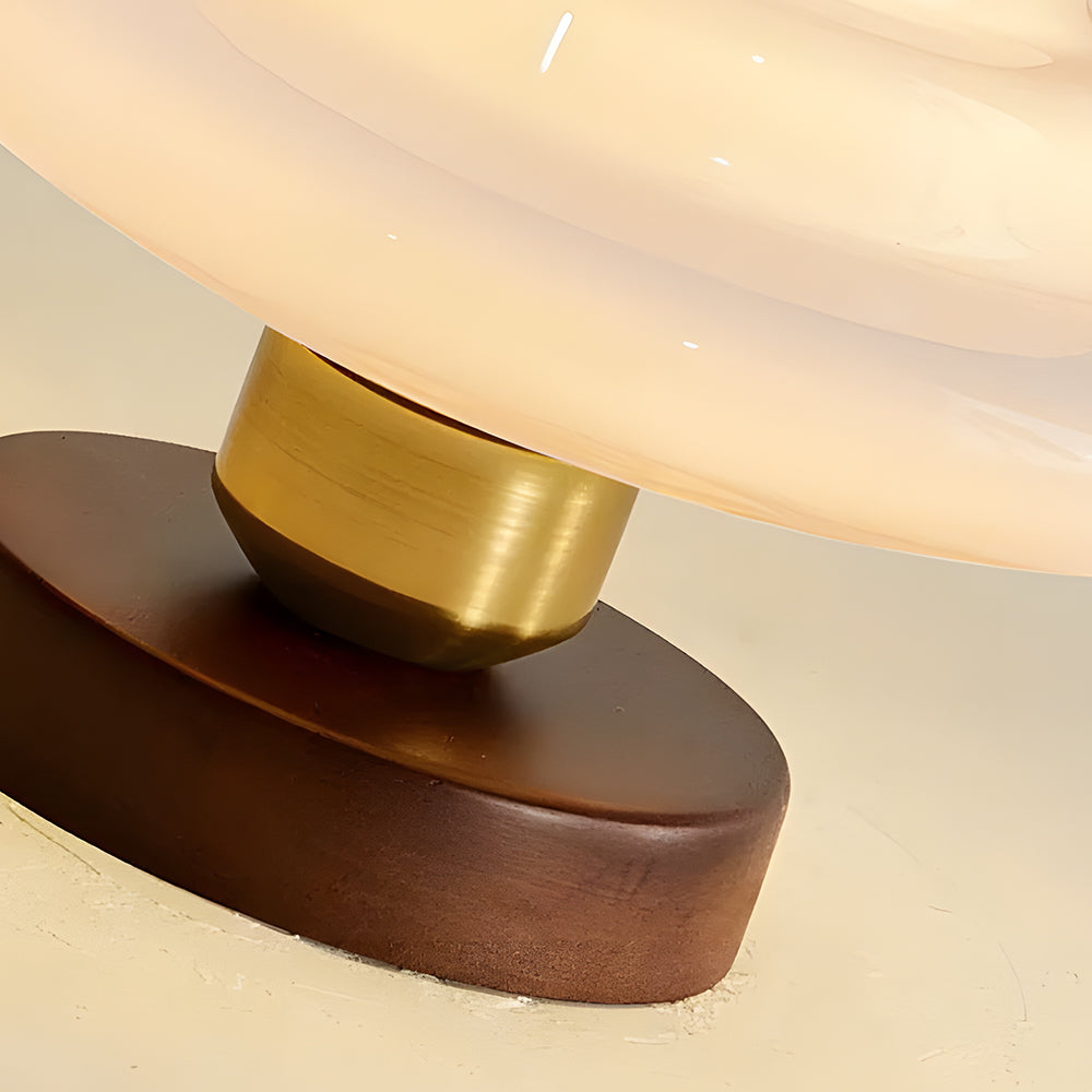 Ceiling Lamp Walnut Glass 30.0 cm Copper Hallway Kitchen Dining Room Scandinavian Nordic Flush Mount Lighting | Thomler