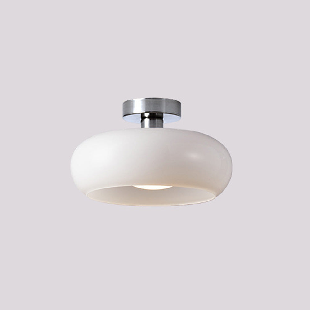 Pendant Light Glass Dome Ø 28.0 cm Amber Dining Room Kitchen Island Vintage Hanging Ceiling Lamp | Thomler
